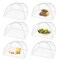 (6 Pack) Pop-Up Food Cover Tents, 17 Inch X17 Inch Food Mesh Cover, Reusable and Collapsible Outdoor Picnic Food Cover Net,Suit for Parties Picnics,BBQs